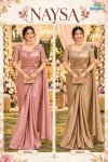 NAYSA By Mrudangi Satin Crush Designer Readymade Saree 